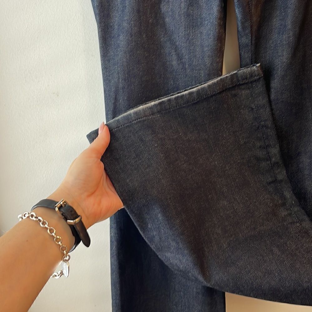 Club Monaco Dark Rinse Wash Bootcut Jeans Tag 28 fits 25/0 IMO See Measurements - Picture 4 of 12